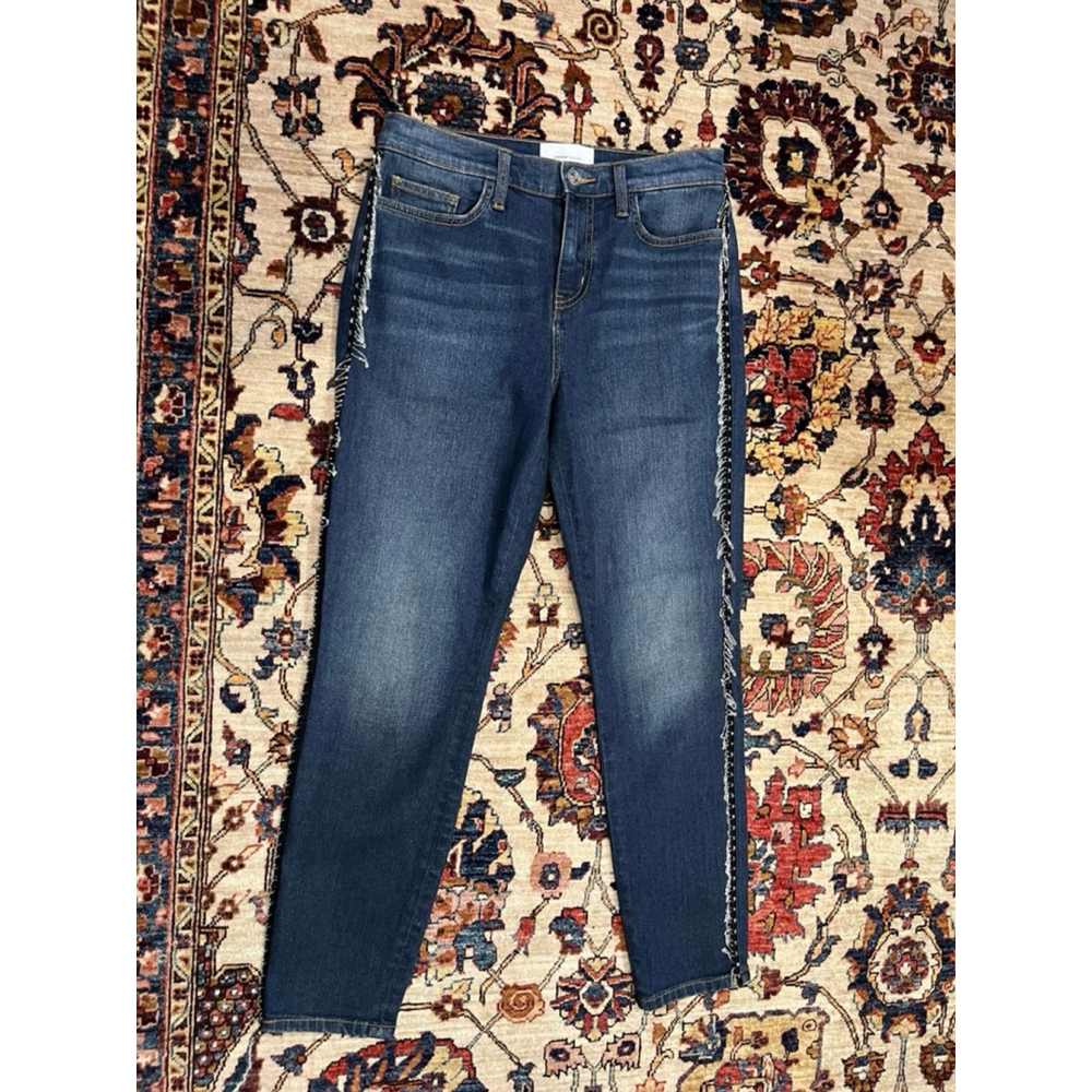 Womens Current/Elliot Festival The Chained Stiletto Crop Denim Jeans Size 28